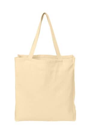 B110 port authority ideal twill over-the-shoulder grocery tote