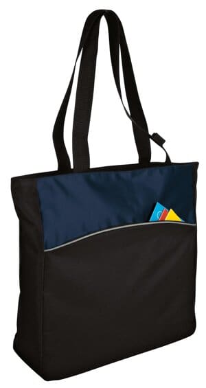 B1510 port authority-two-tone colorblock tote