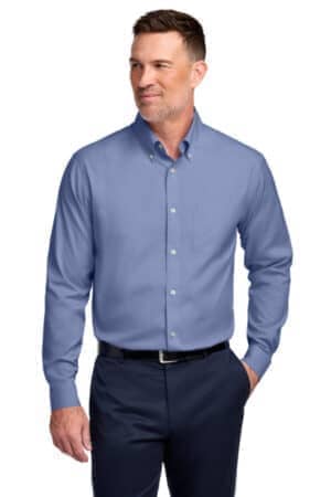 BB18000 brooks brothers wrinkle-free stretch pinpoint shirt