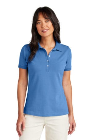 BB18201 brooks brothers women's pima cotton pique polo