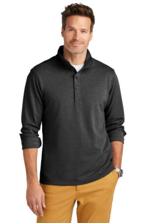 BB18202 brooks brothers mid-layer stretch 1/2-button