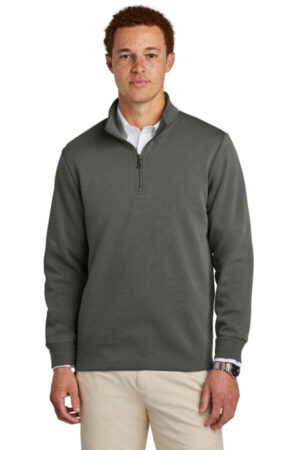 WINDSOR GREY BB18206 brooks brothers double-knit 1/4-zip
