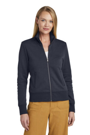 BB18211 brooks brothers women's double-knit full-zip
