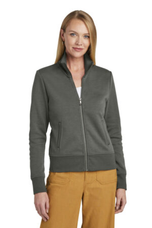 WINDSOR GREY BB18211 brooks brothers women's double-knit full-zip