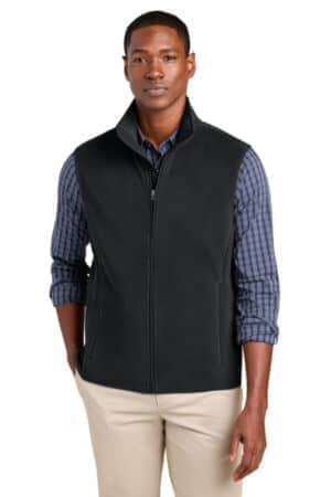 DEEP BLACK DEEP BLACK BB18614 brooks brothers fleece vest