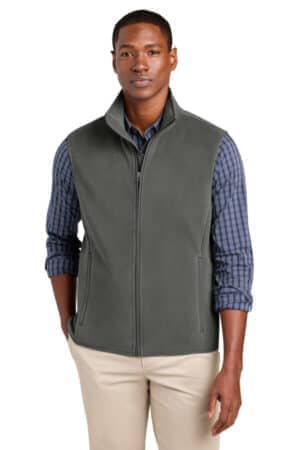 WINDSOR GREY WINDSOR GREY BB18614 brooks brothers fleece vest