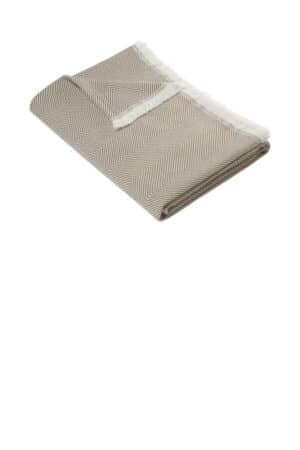 LEDGER KHAKI/ PARCHMENT LEDGER KHAKI/ PARCHMENT BB19001 brooks brothers coastal throw