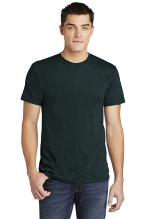 BLACK AQUA BB401W american apparel poly-cotton t-shirt