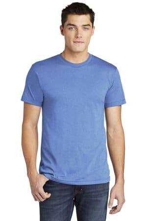 HEATHER LAKE BLUE BB401W american apparel poly-cotton t-shirt