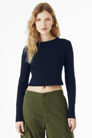 BC1501 bella canvas women's micro rib long sleeve baby tee