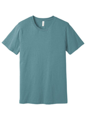HEATHER BLUE LAGOON BC3001CVC bella canvas unisex heather cvc short sleeve tee