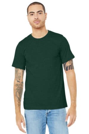 HEATHER EMERALD BC3001CVC bella canvas unisex heather cvc short sleeve tee
