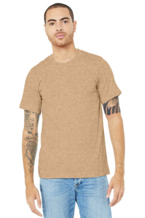 HEATHER SAND DUNE BC3001CVC bella canvas unisex heather cvc short sleeve tee