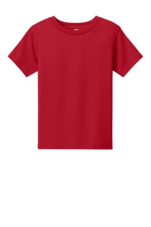 RED Bella canvas BC3001T bella canvas toddler short sleeve tee