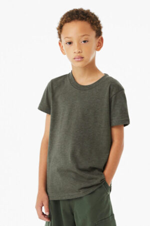 Bella canvas BC3001YCVC bella canvas youth heather cvc tee