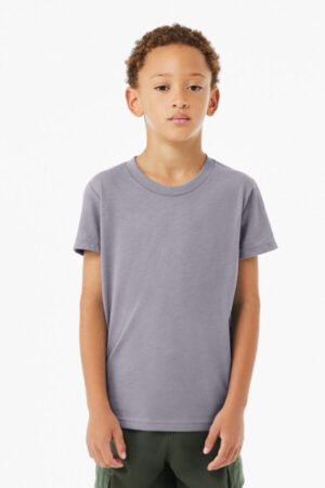 HEATHER STORM Bella canvas BC3001YCVC bella canvas youth heather cvc tee