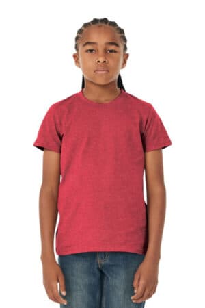 BC3001Y bella canvas youth jersey short sleeve tee