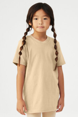SOFT CREAM BC3001Y bella canvas youth jersey short sleeve tee