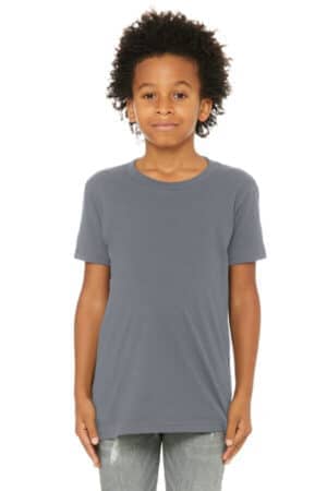 STORM BC3001Y bella canvas youth jersey short sleeve tee