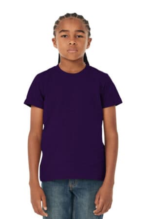 BC3001Y bella canvas youth jersey short sleeve tee
