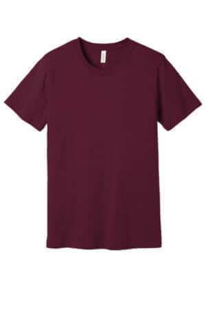 MAROON BC3001 bella canvas unisex jersey short sleeve tee