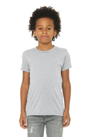 BC3413Y bella canvas youth triblend short sleeve tee