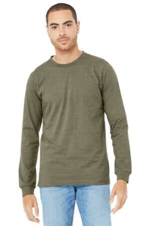 BC3501CVC bella canvas unisex heather cvc long sleeve tee