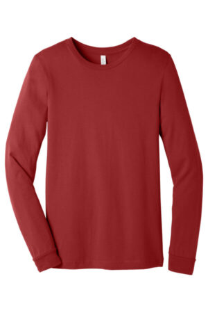 CANVAS RED BC3501 bella canvas unisex jersey long sleeve tee