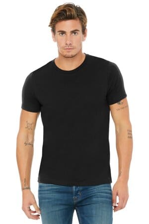 BLACK BC3650 bella canvas unisex poly-cotton short sleeve tee