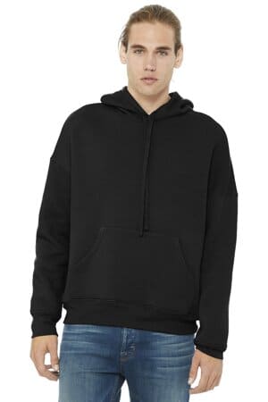 BLACK BC3729 bella canvas unisex sponge fleece pullover dtm hoodie