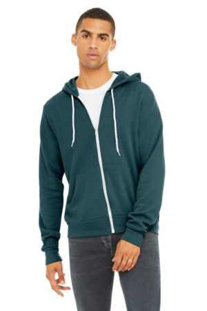 ATLANTIC BC3739 bella canvas unisex sponge fleece full-zip hoodie