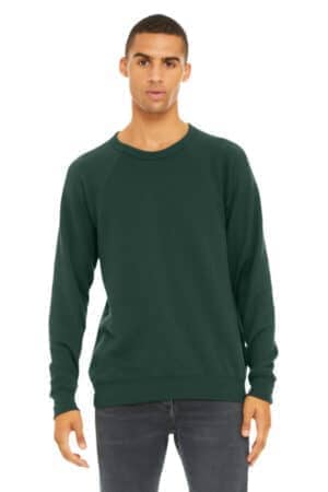 FOREST BC3901 bella canvas unisex sponge fleece raglan sweatshirt