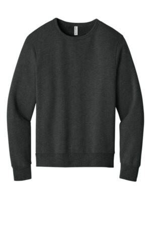 DARK GREY HEATHER BC3911 bella canvas unisex sponge fleece classic crewneck sweatshirt