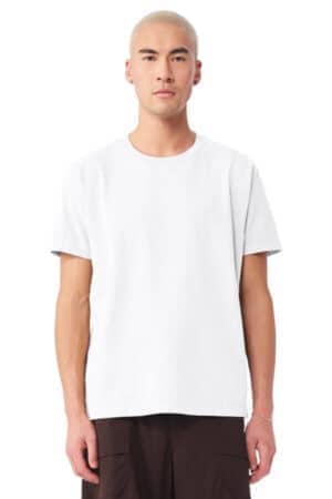 WHITE BC4810GD bella canvas unisex heavyweight garment-dyed tee