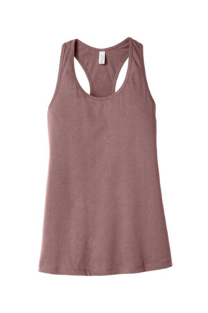 HEATHER MAUVE BC6008 bella canvas women's jersey racerback tank