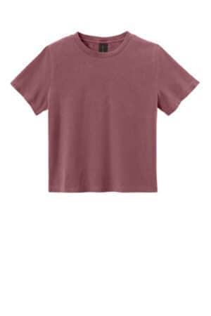 WASHED MAROON BC6110GD bella canvas women's heavyweight garment-dyed tee