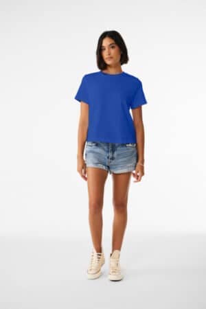 TRUE ROYAL BC6110 bella canvas women's 6-ounce heavyweight tee
