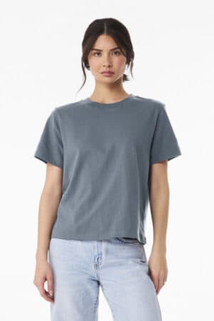 VINTAGE DENIM BC6110 bella canvas women's 6-ounce heavyweight tee