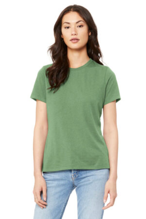 LEAF BC6400 bella canvas women's relaxed jersey short sleeve tee