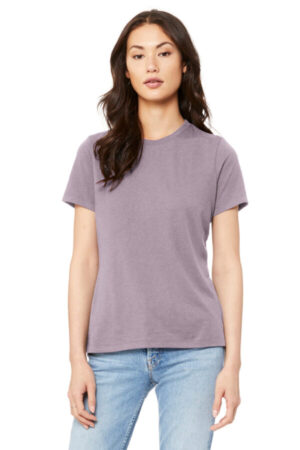 ORCHID BC6400 bella canvas women's relaxed jersey short sleeve tee