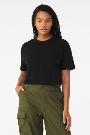 Bella canvas BC6482 bella canvas women's jersey crop tee
