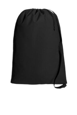 DEEP BLACK BG0850 port authority core cotton laundry bag