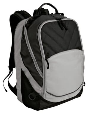 BLACK/ GREY BG100 port authority xcape computer backpack