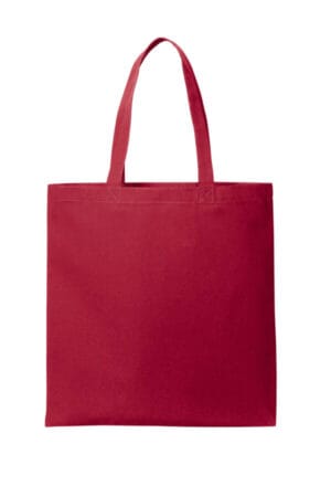 DEEP RED BG1500 port authority core cotton tote