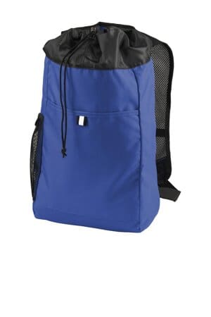 ROYAL/ BLACK BG211 port authority hybrid backpack