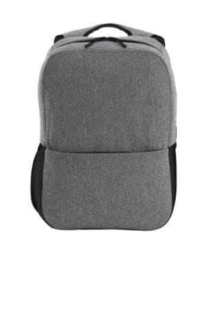 HEATHER GREY/ BLACK BG218 port authority access square backpack