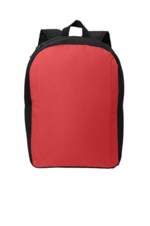 RICH RED/ BLACK BG231 port authority modern backpack