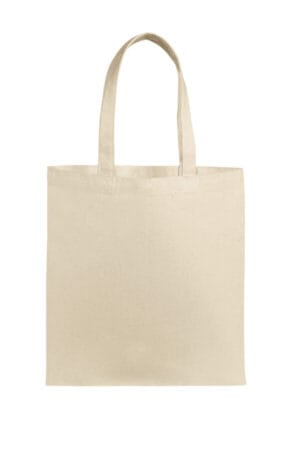 NATURAL BG420 port authority eco blend canvas tote