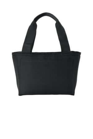 DEEP BLACK BG518 port authority insulated lunch tote