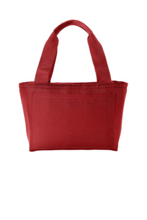 RICH RED BG518 port authority insulated lunch tote